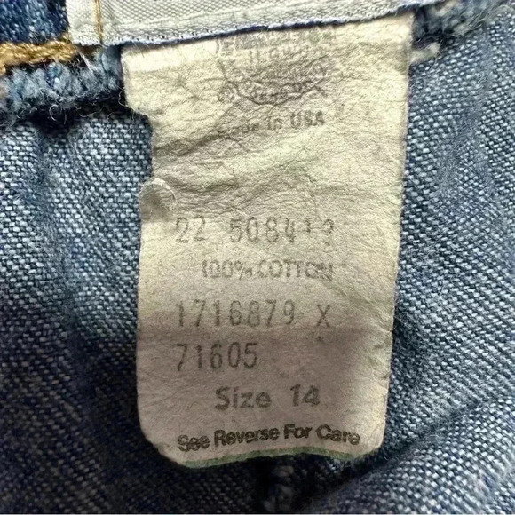 Koret City Blues Vintage Crop Jeans Extra Wide Leg Medium Wash Size 14 - Picture 10 of 16